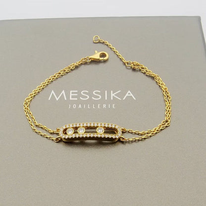 [Amore Jewels] Move Classique pavé bracelet