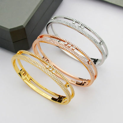 [Amore Jewels]Move Romane pavé bangle