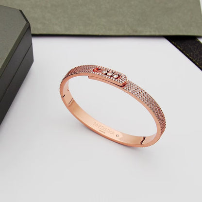 [Amore Jewels]Move Noa Full Pavé Diamond Bangle Bracelet