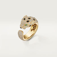 [Amore Jewels]PANTHERE SPOTTED FULL DIAMOND MEDIUM RING