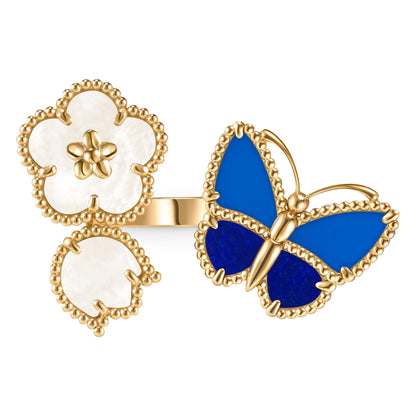 [Amore Jewels]LUCKY SPRING BUTTERFLY OPEN-FACE RINGS
