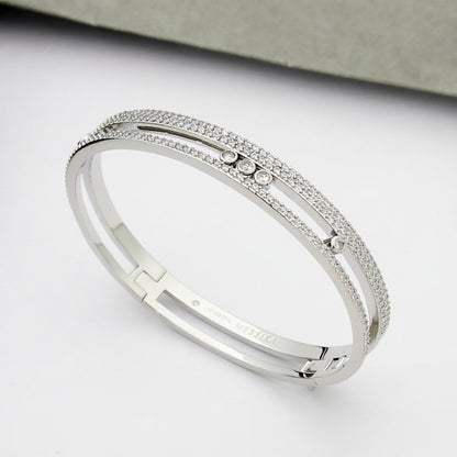 [Amore Jewels]Move Romane pavé bangle