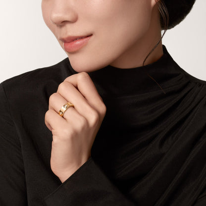[Amore Jewels]LOVE 5.5MM 6 DIAMOND RING