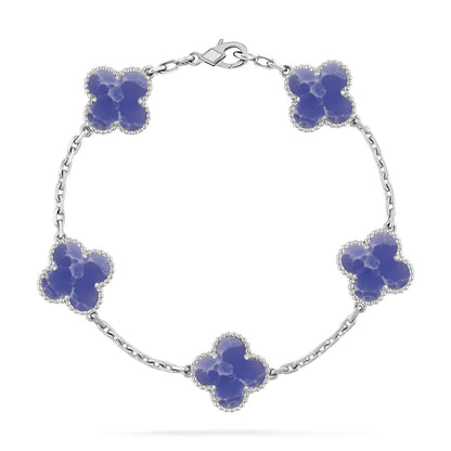[Amore Jewels]CLOVER 5 MOTIF BLUE VEINS BRACELET COLLECTION