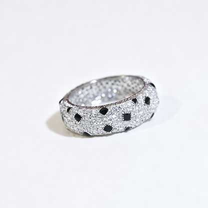 [Amore Jewels]PANTHERE SPOTTED FULL DIAMOND RING