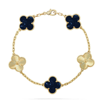 [Amore Jewels]CLOVER 5 MOTIF PIETERSITE BRACELET COLLECTION