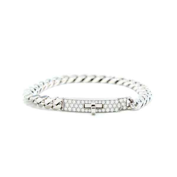 [Amore Jewels]KELLY CHAIN SILVER DIAMOND BRACELET