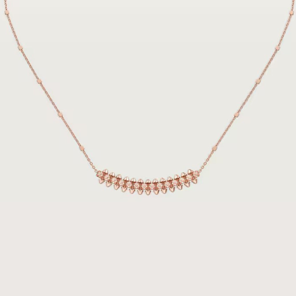 [Amore Jewels]CLASH  SMALL FULL DIAMOND NECKLACE