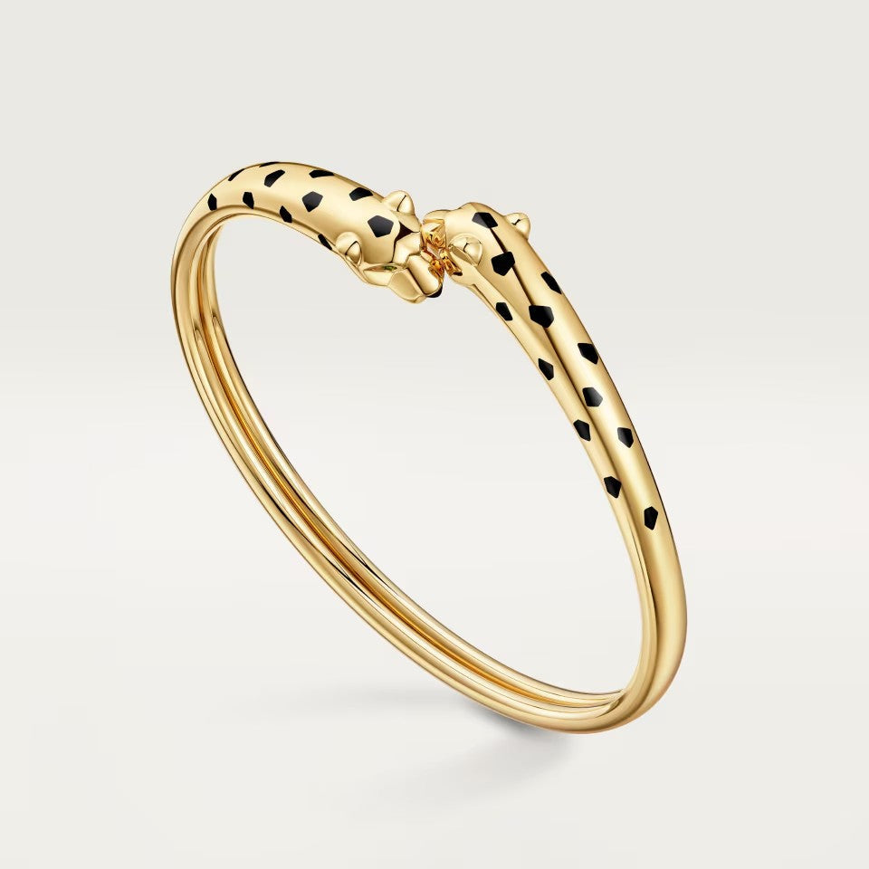 [Amore Jewels]PANTHERE DOUBLE HEADED OPEN BRACELET