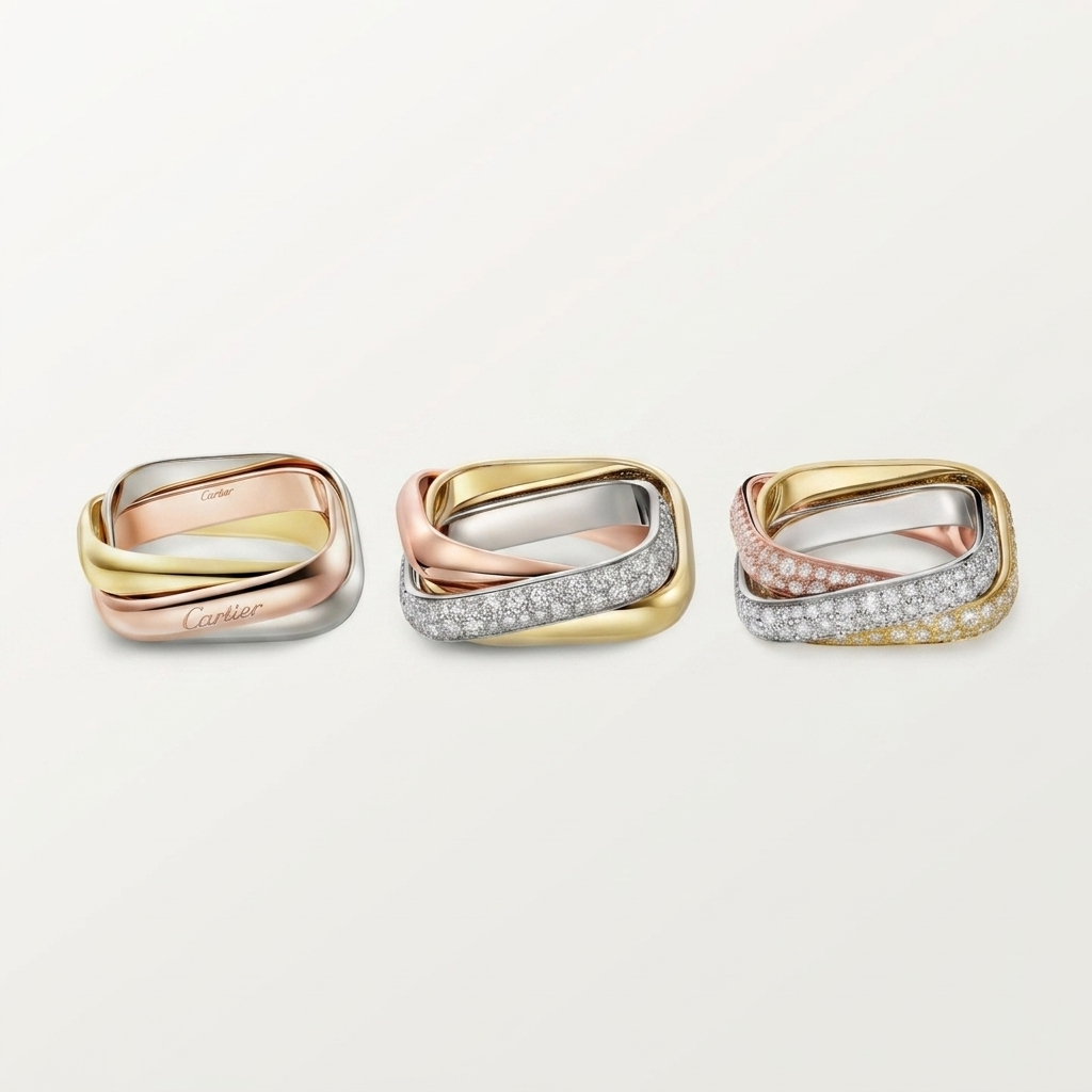 [Amore Jewels]TRINITY 3.5MM CUSHION RING COLLECTION