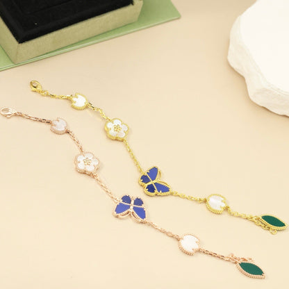 [Amore Jewels]LUCKY SPRING BUTTERFLY 5 MOTIF BRACELET