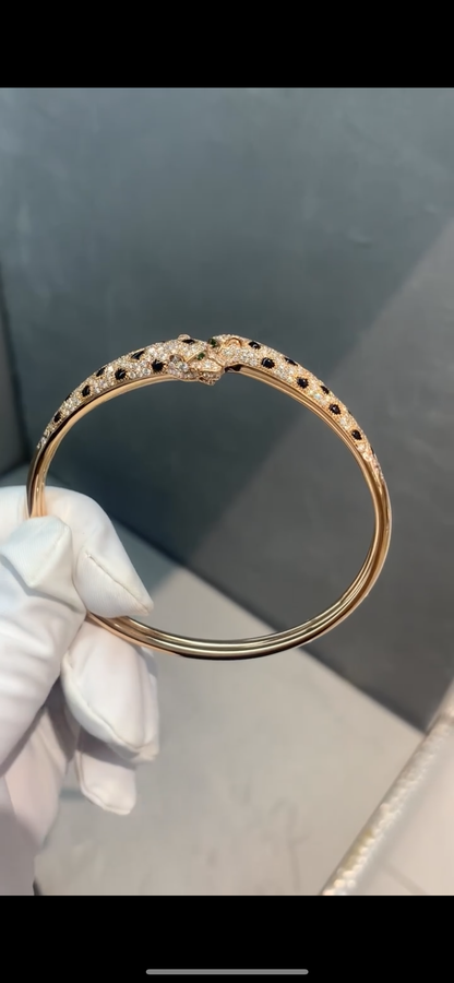 [Amore Jewels]Cheetah Collection Large Diamond Bracelet