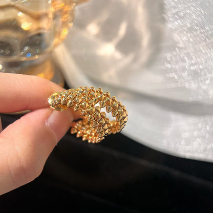 [Amore Jewels]CLASH SMALL HOOP EARRINGS