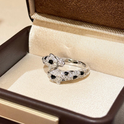 [Amore Jewels]PANTHERE 5MM ALL DIAMOND RING