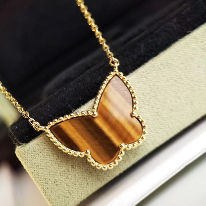 [Amore Jewels] TIGER__ EYE BUTTERFLY NECKLACE