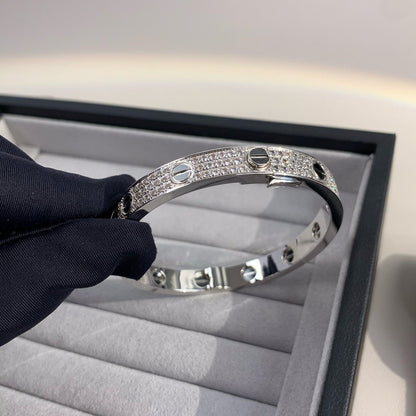 [Amore Jewels]LOVE BRACELET 6.1MM DIAMOND-PAVED CERAMIC