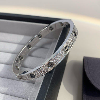 [Amore Jewels]LOVE BRACELET 6.1MM DIAMOND-PAVED CERAMIC
