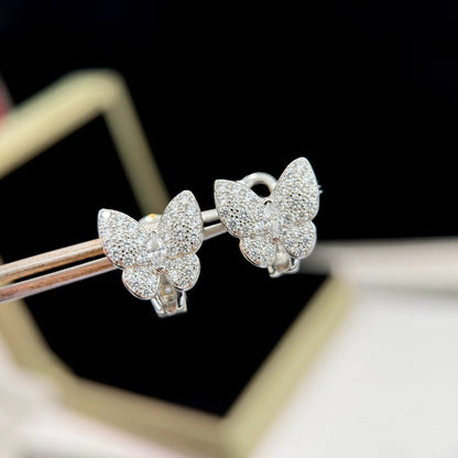 [Amore Jewels]BUTTERFLY ALL DIAMOND EARRINGS