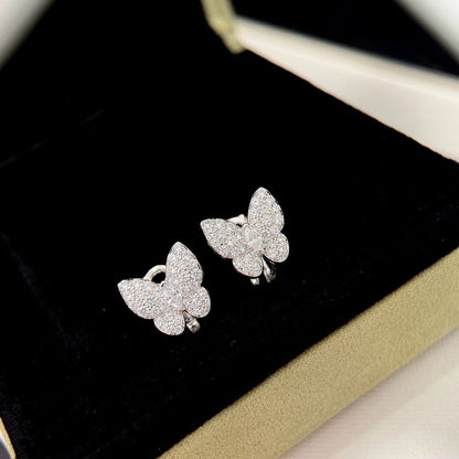 [Amore Jewels]BUTTERFLY ALL DIAMOND EARRINGS