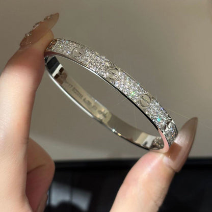 [Amore Jewels]LOVE BRACELET 6.1MM DIAMOND-PAVED