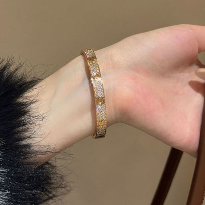 [Amore Jewels]LOVE BRACELET 6.1MM DIAMOND-PAVED