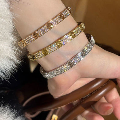 [Amore Jewels]LOVE BRACELET 6.1MM DIAMOND-PAVED