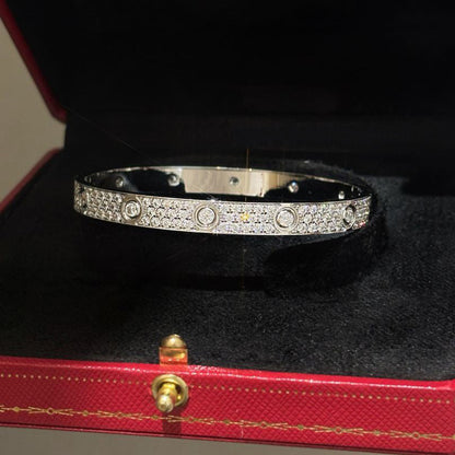 [Amore Jewels]LOVE BRACELET 6.1MM DIAMOND-PAVED 10 BIG DIAMONDS