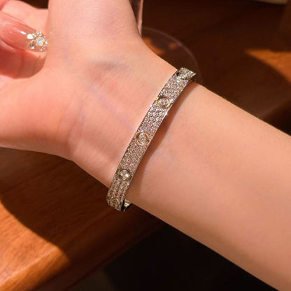 [Amore Jewels]LOVE BRACELET 6.1MM DIAMOND-PAVED 10 BIG DIAMONDS