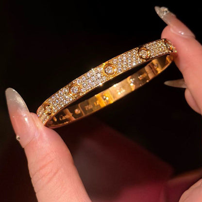 [Amore Jewels]LOVE BRACELET 6.1MM DIAMOND-PAVED 10 BIG DIAMONDS