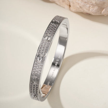 [Amore Jewels]LOVE BRACELET 6.1MM DIAMOND-PAVED