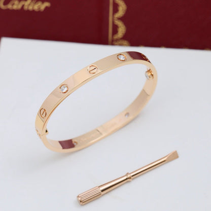 [Amore Jewels]LOVE BRACELET 6.1MM 4 DIAMONDS