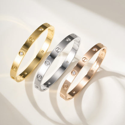 [Amore Jewels]LOVE BRACELET 6.1MM 4 DIAMONDS