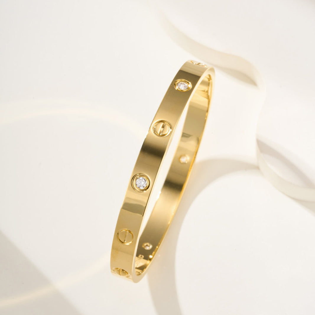 [Amore Jewels]LOVE BRACELET 6.1MM 4 DIAMONDS