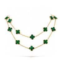[Amore Jewels]CLOVER 20 MOTIFS MALACHITE GOLD