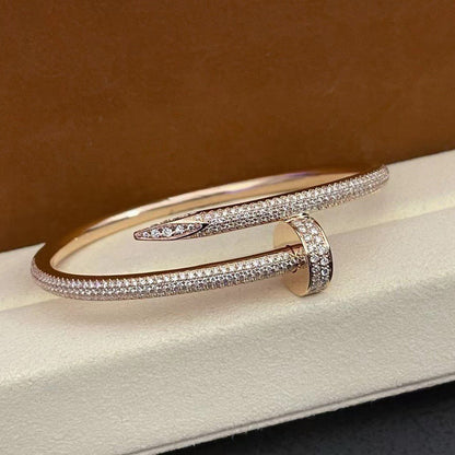 [Amore Jewels]JUSTE BRACELET 3.5MM ALL DIAMONDS