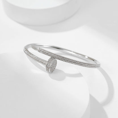 [Amore Jewels]JUSTE BRACELET 3.5MM ALL DIAMONDS
