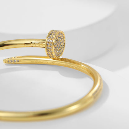 [Amore Jewels]JUSTE BRACELET 3.5MM ALL DIAMONDS