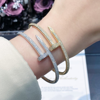 [Amore Jewels]JUSTE BRACELET 3.5MM ALL DIAMONDS