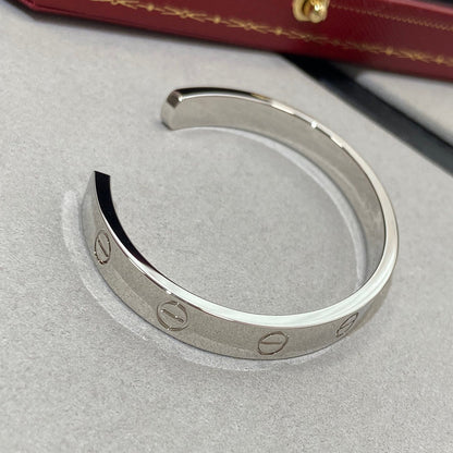 [Amore Jewels]LOVE BRACELET 6.1MM 1 DIAMOND OPEN CUFF