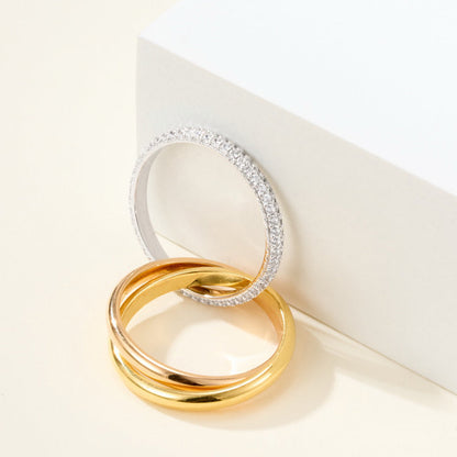 [Amore Jewels]TRINITY 2.5MM RING COLLECTION