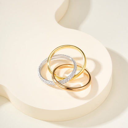 [Amore Jewels]TRINITY 2.5MM RING COLLECTION