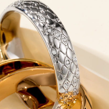 [Amore Jewels]TRINITY  RING LEOPARD PRINT