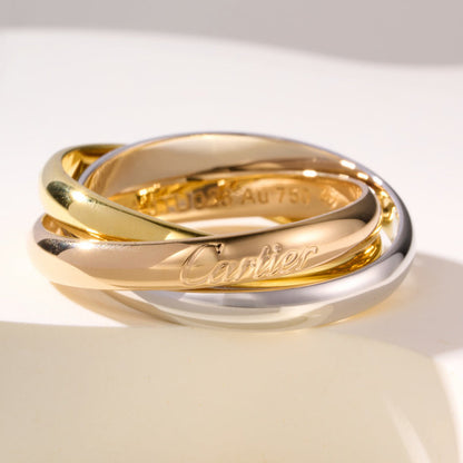 [Amore Jewels]TRINITY 3.2MM RING COLLECTION