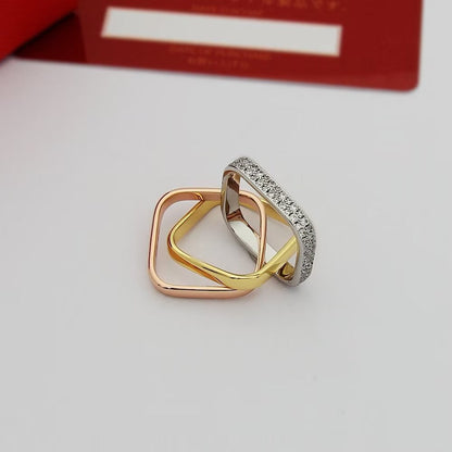 [Amore Jewels]TRINITY 3.5MM CUSHION RING COLLECTION