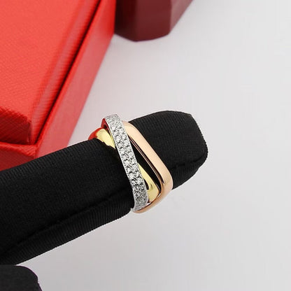 [Amore Jewels]TRINITY 3.5MM CUSHION RING COLLECTION