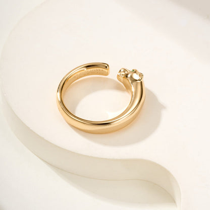[Amore Jewels]PANTHERE NO DIAMOND SMALL RING