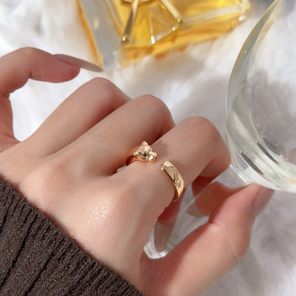 [Amore Jewels]PANTHERE NO DIAMOND SMALL RING