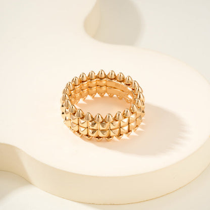 [Amore Jewels]CLASH 9.2MM DOUBLE ROW RING