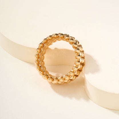 [Amore Jewels]CLASH 9.2MM DOUBLE ROW RING