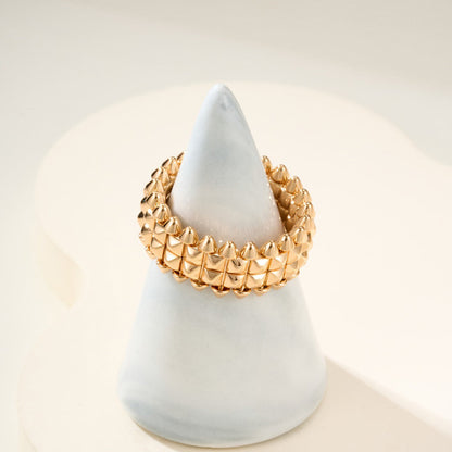 [Amore Jewels]CLASH 9.2MM DOUBLE ROW RING